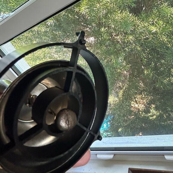 Vintage Handbell with Wooden Handle and Cast Metal Bell, School or Service Bell - Picture 6 of 10